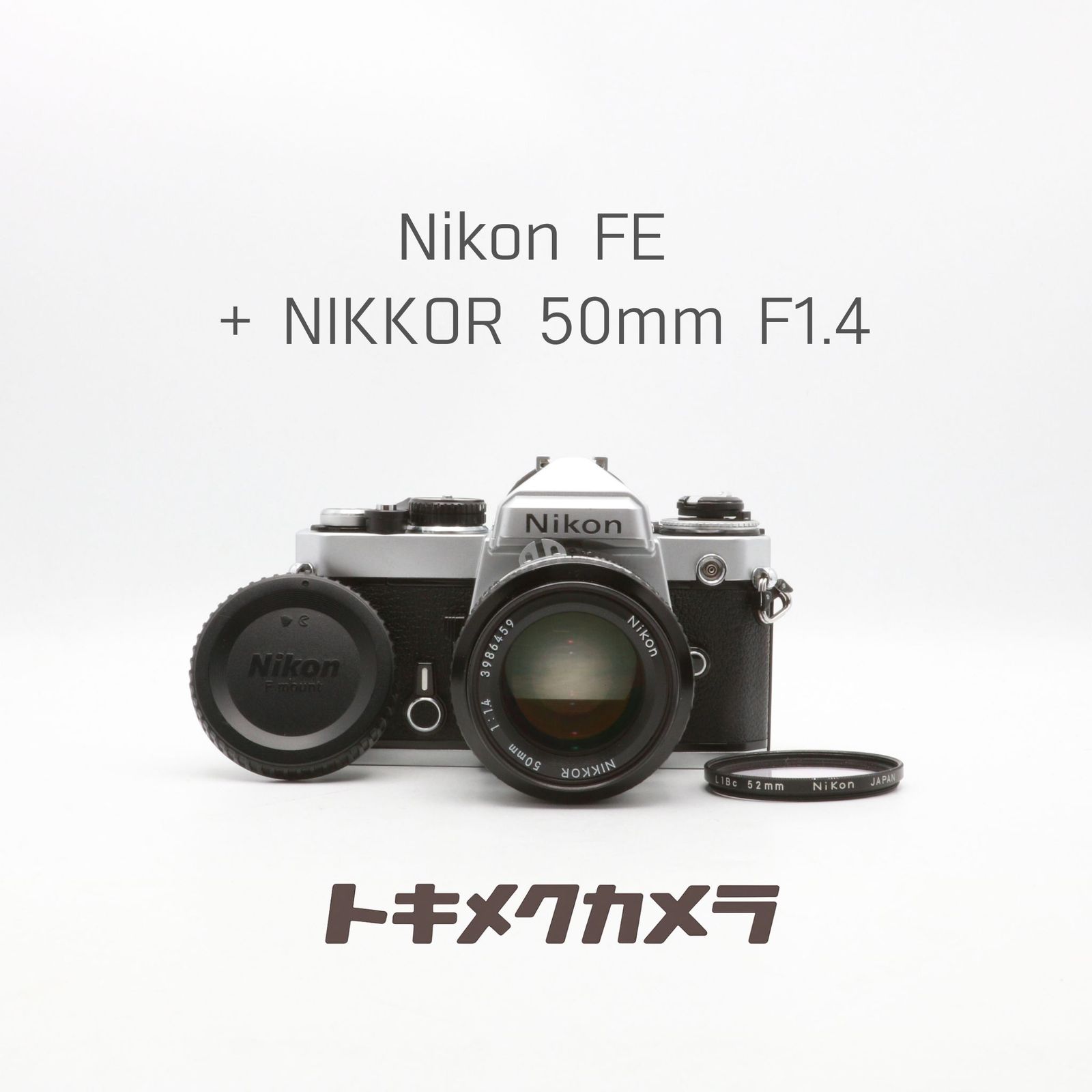 完動品】Nikon FE + NIKKOR 50mm F1.4 フィルムカメラ 動作確認済み