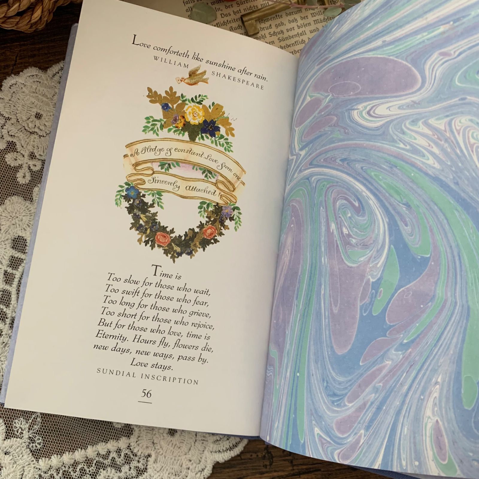 ヴィンテージ 洋書 絵本 1991年 『Cheerful Heart 』詩と名言集