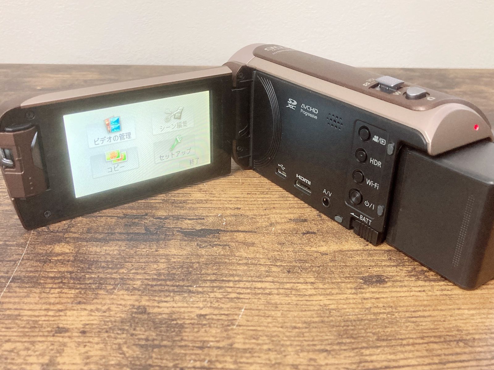 パナソニック HC-W580M ブラウン ビデオカメラ フルHD デジタル