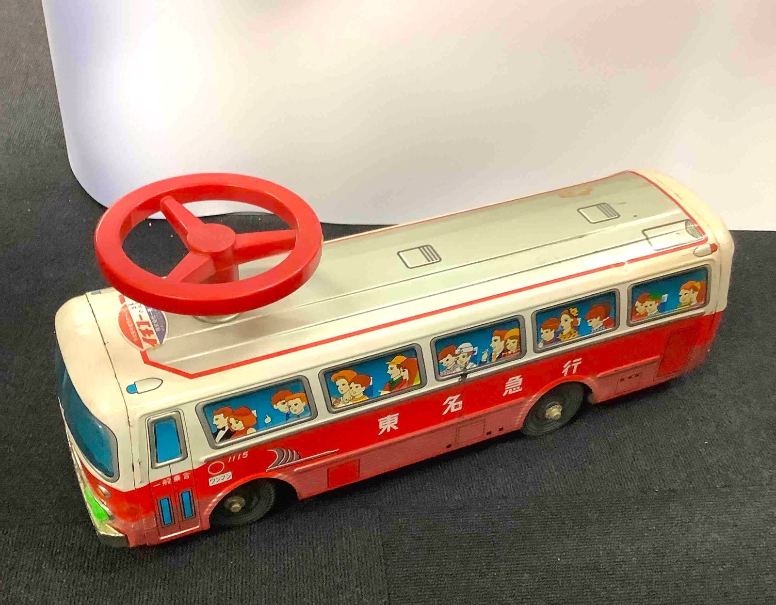 ブリキのおもちゃ バス 東名急行 イチコー 昭和レトロ - メルカリ