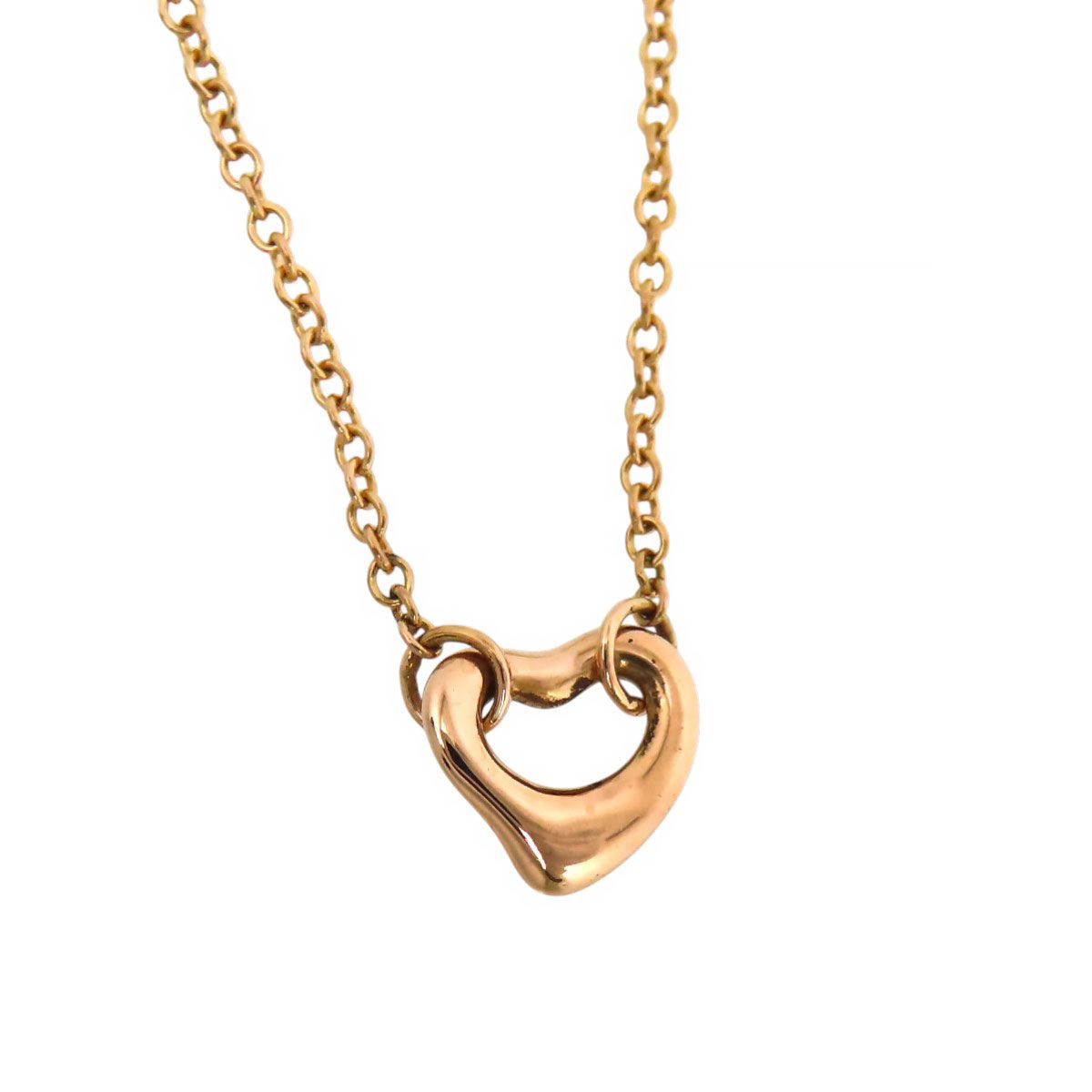 ティファニー バイザヤード オープンハート ブレスレット #17.5 Au750