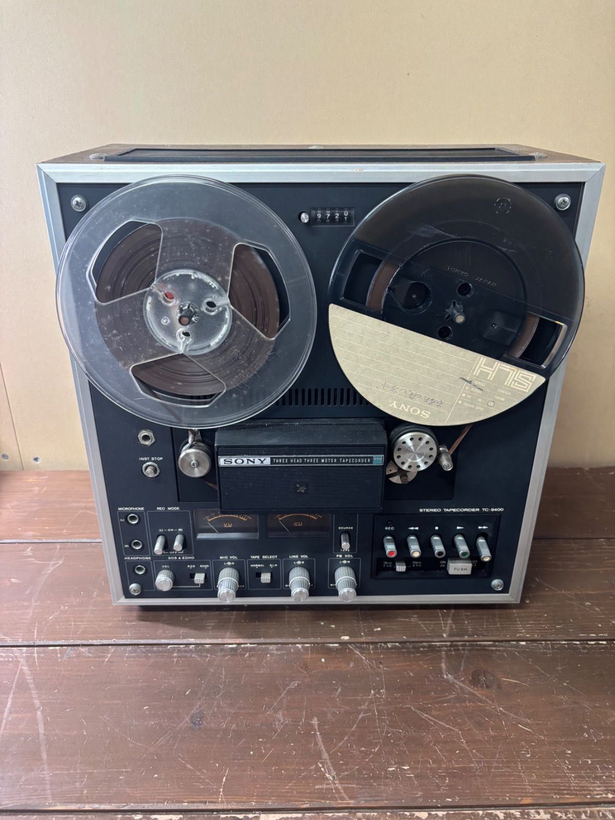 SONY オープンリールデッキ TC-9400 【ジャンク品】 - メルカリ