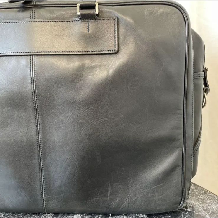 ショルダー紐欠品】SOMES SADDLE ソメスサドル 黒 レザー ビジネス