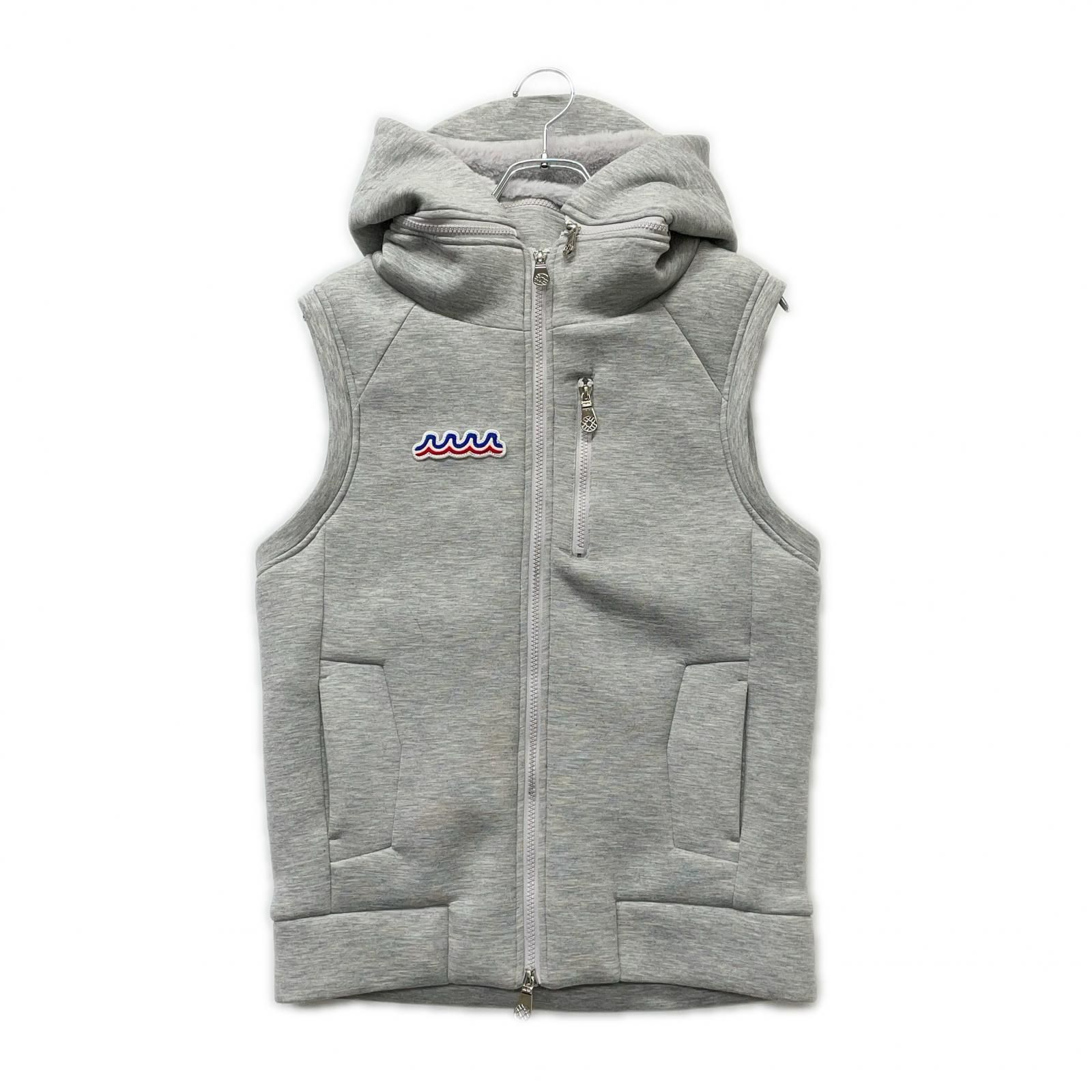 中古 メンズ ムータマリン muta MARINE ダウンベスト S グレー