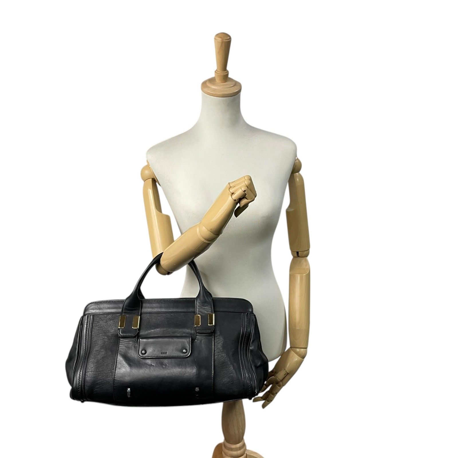 Chloe クロエ Alice アリス レザー 2WAY ハンドバッグ ショルダー