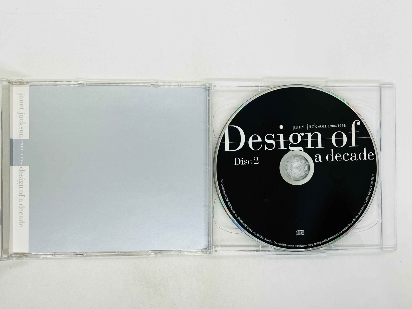2CD janet jackson / design of a decade / ジャネット・ジャクソン