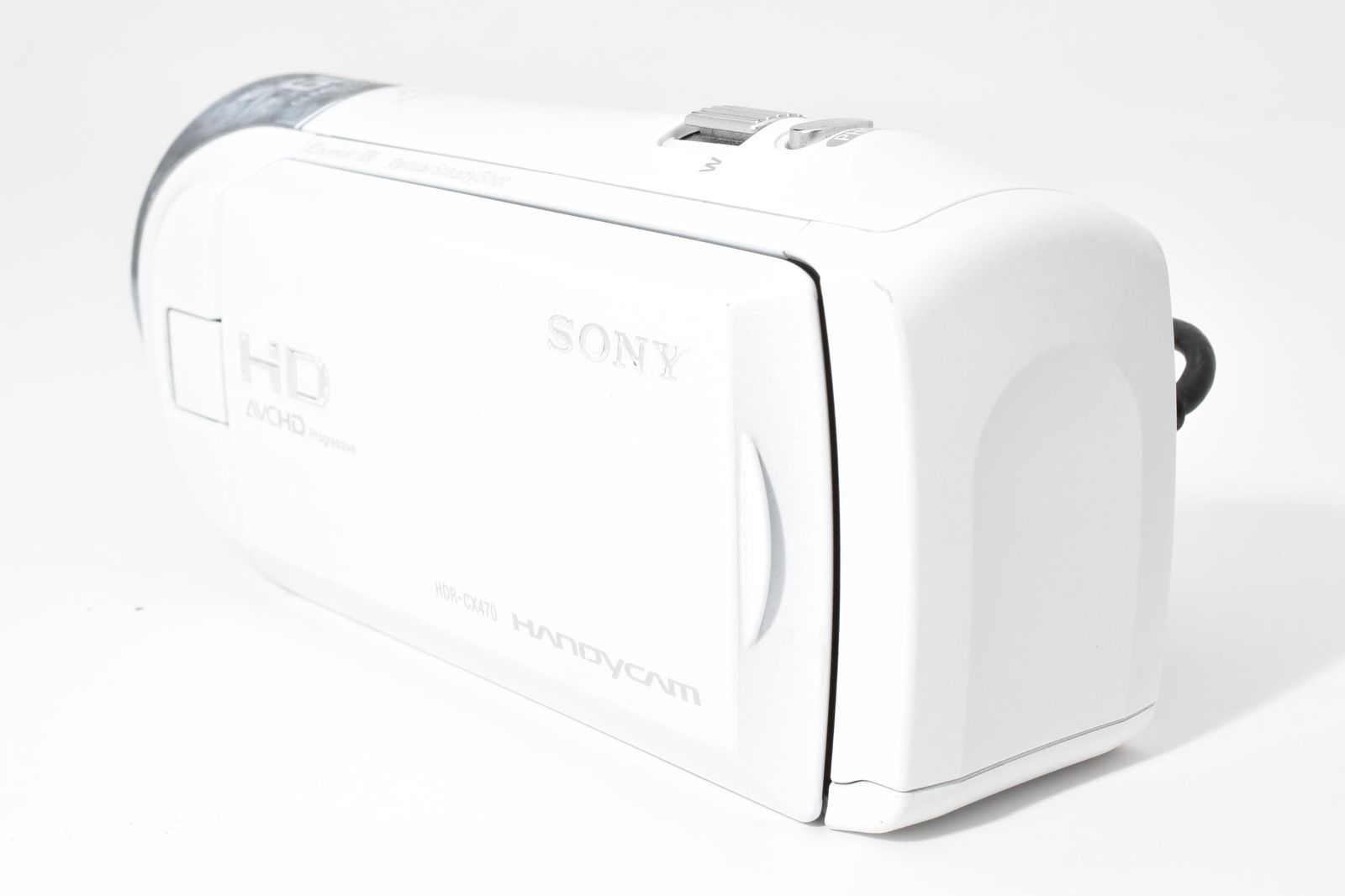 美品・完動品】SONY HDR-CX470 ホワイト ハンディカム 超軽量215g 光学