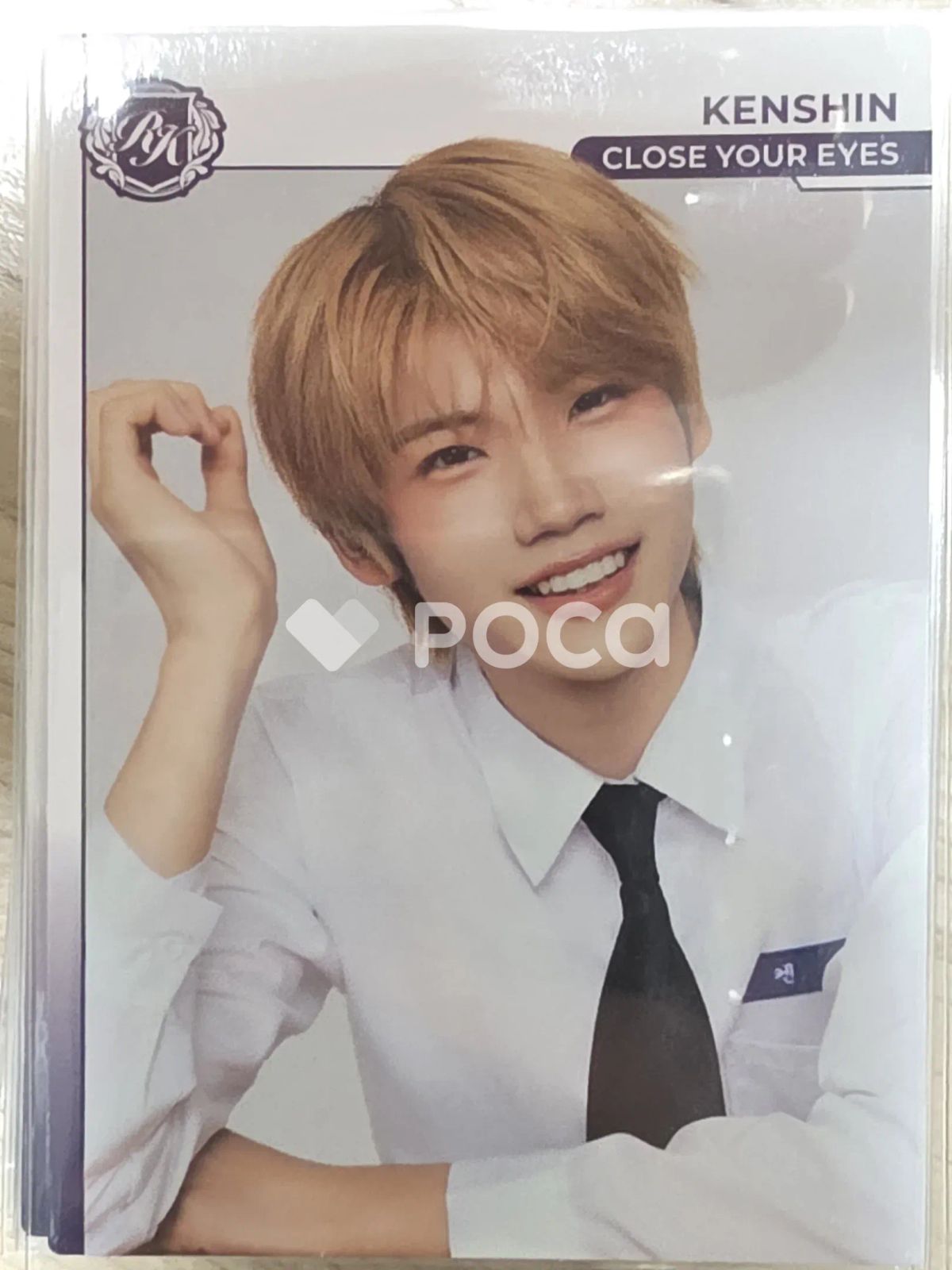 CLOSE YOUR EYES ケンシン TELECA COLLECTION CARD 2025 K-POP ROOKIE