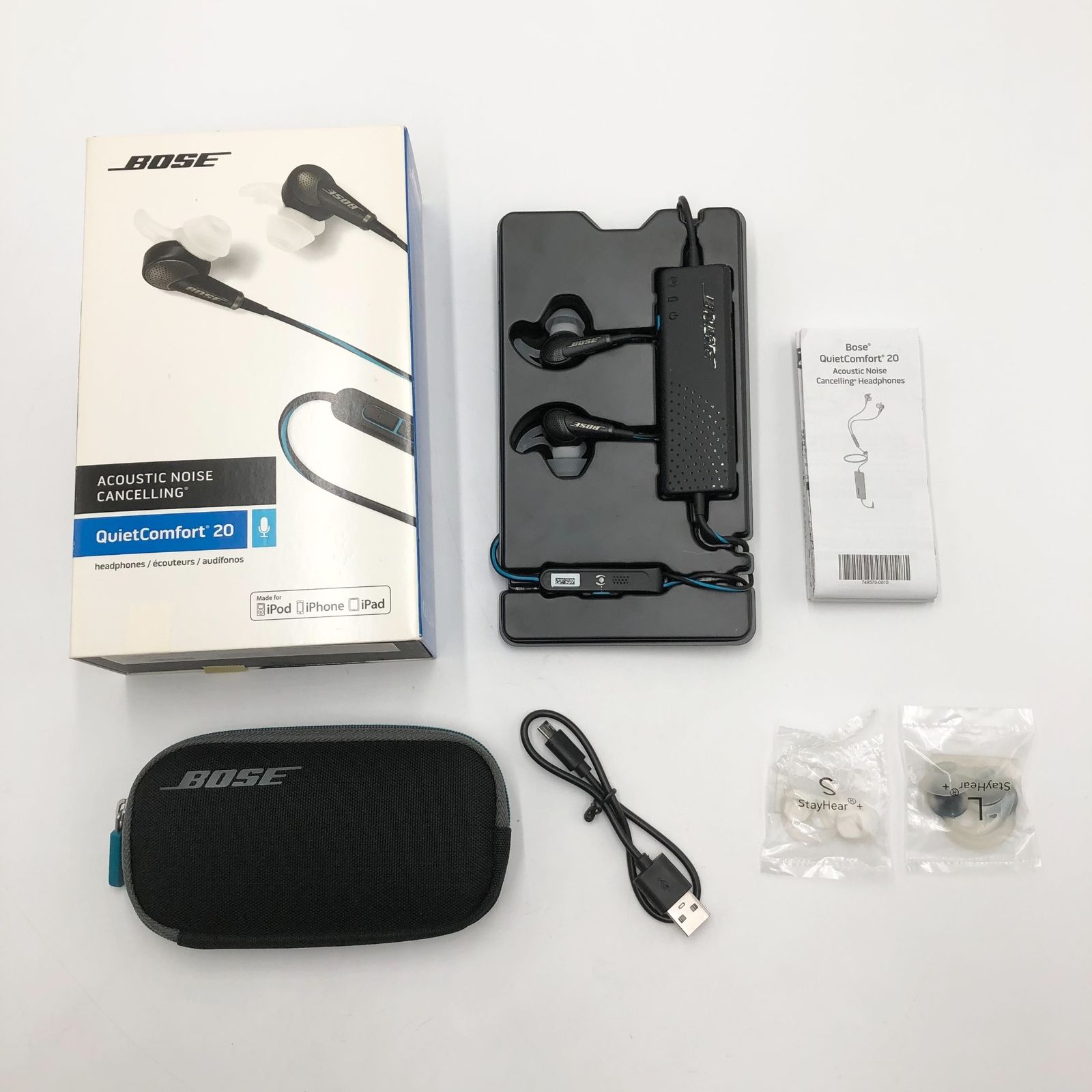 Bose QuietComfort 20 Acoustic Noise Cancelling headphones - Apple