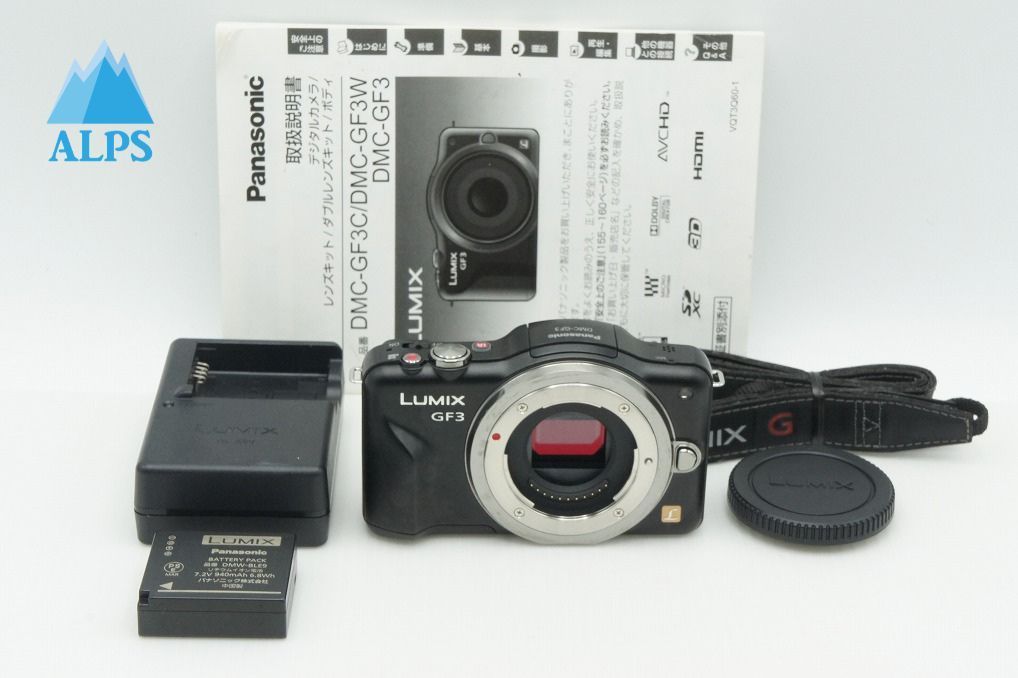 良品 Panasonic パナソニック LUMIX DMC-GF3 ボディ ミラーレス一眼