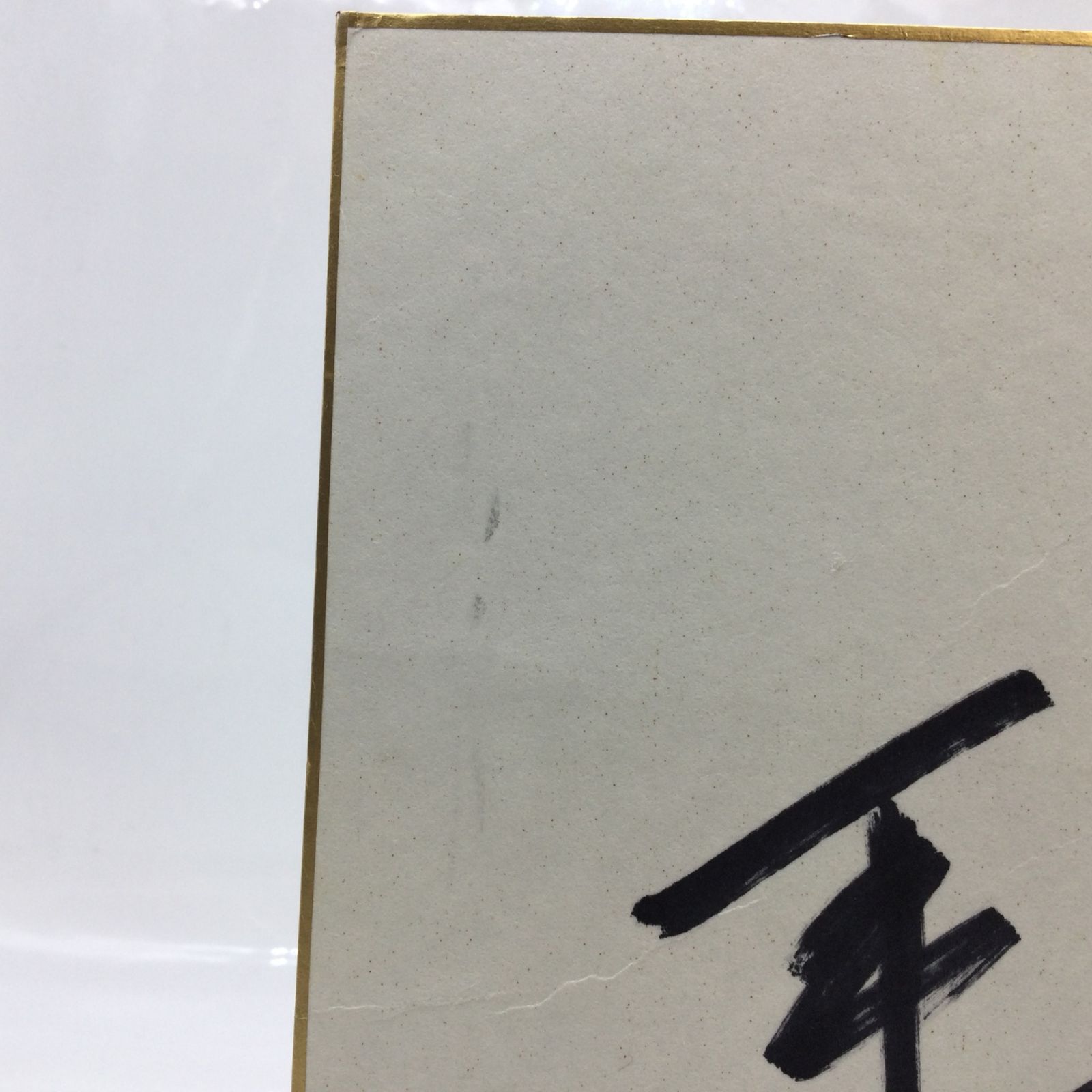 2249 【直筆サイン色紙】長州力 写真付き 新日本プロレス プロレスラー