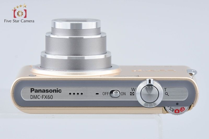 中古】Panasonic パナソニック LUMIX DMC-FX60 ゴールド コンパクト