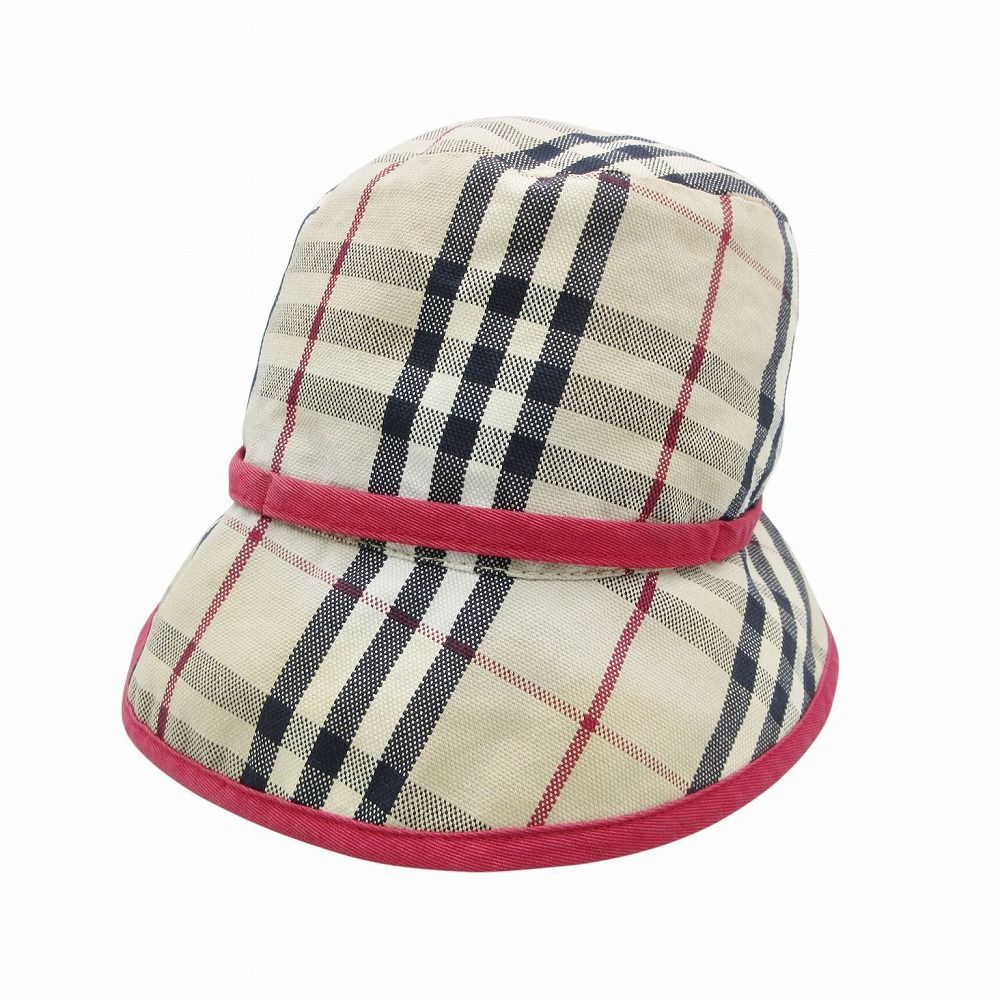 BURBERRY LONDON バーバリーロンドン ノバチェック柄 パイピングハット