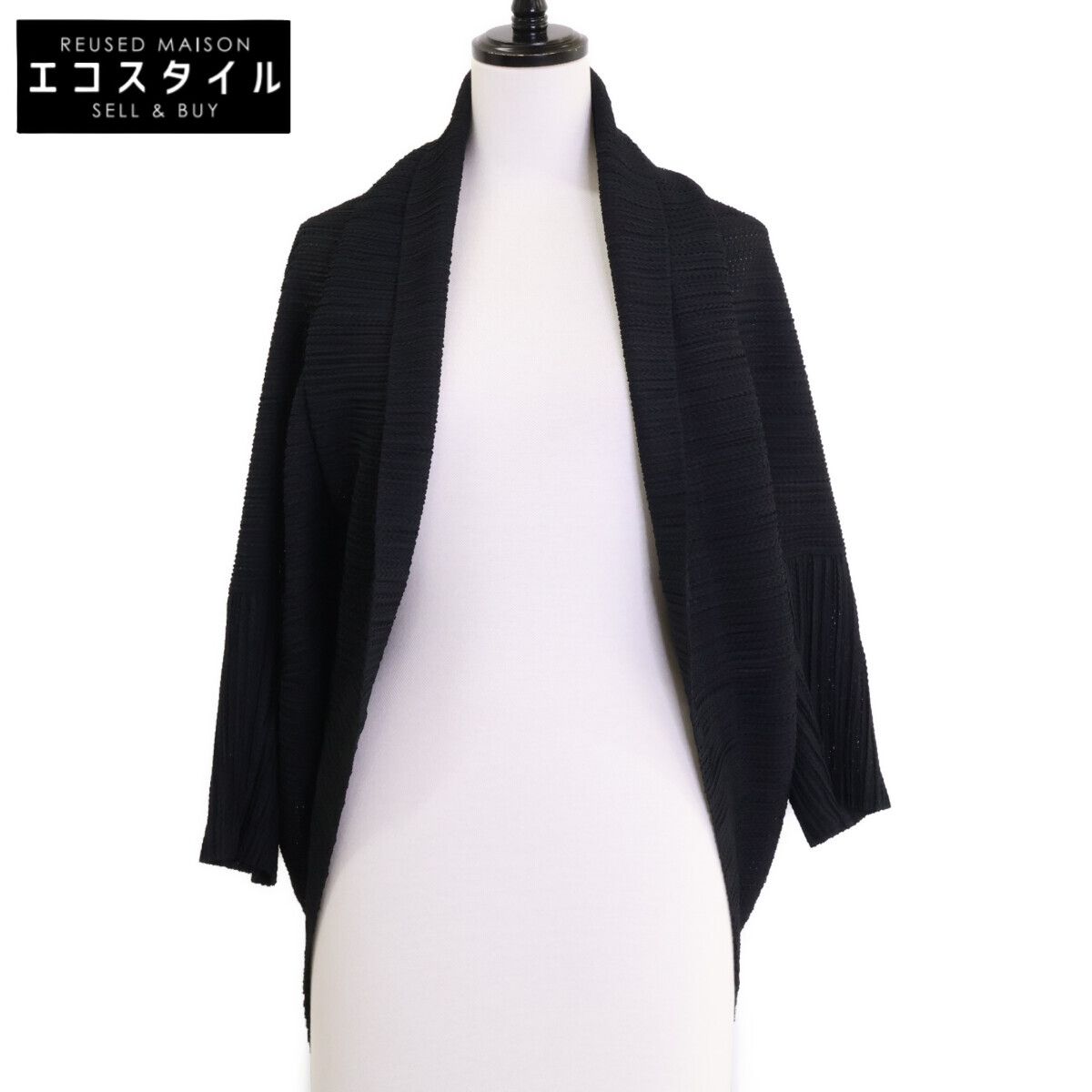 PLEATS PLEASE プリーツプリーズ ﾌﾞﾗｯｸ PP21-J0654 ﾒｯｼｭﾌﾟﾘｰﾂﾄﾞﾙﾏﾝ