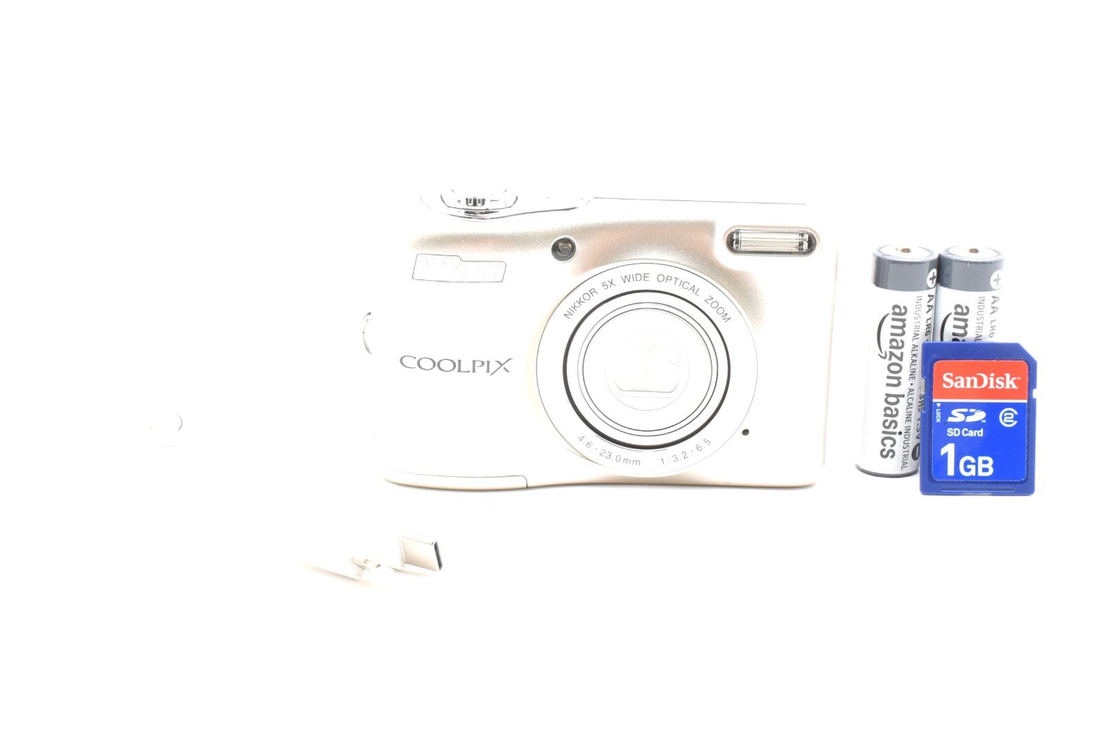 ニコン Nikon COOLPIX L32 シルバー SDカード付き - メルカリ