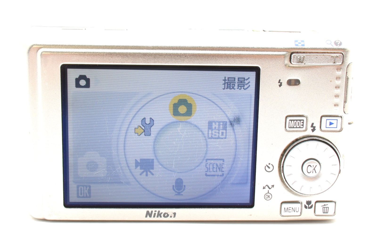 ニコン Nikon COOLPIX S500 シルバー コンパクトデジタルカメラ - メルカリ