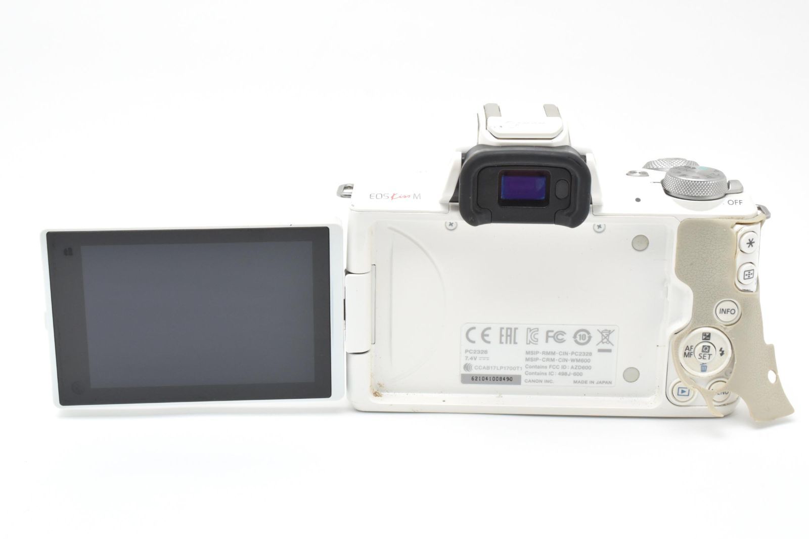 ☆ジャンク☆ キヤノン Canon EOS Kiss M EF-M 22 IS STMホワイト