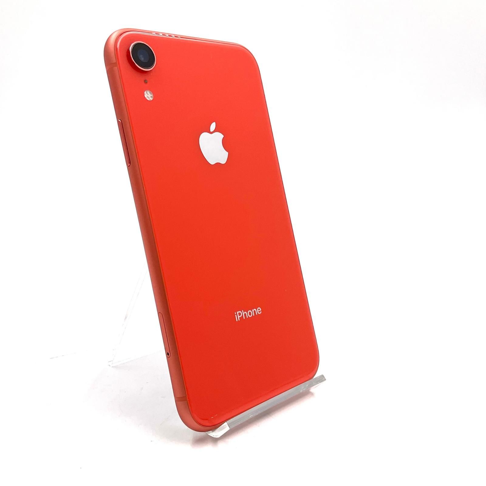 全額返金保証】【最速発送】 iPhone XR 128GB コーラル Softbank 白