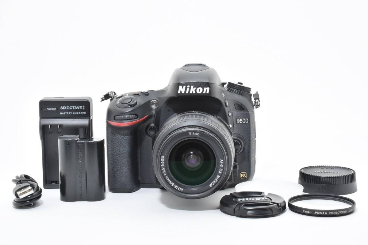☆良品☆《ショット数23,690回》ニコン Nikon D600 + AF-S DX Nikkor