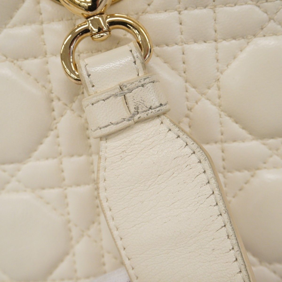 6bd4904】クリスチャンディオール ハンドバッグ カナージュ レディ