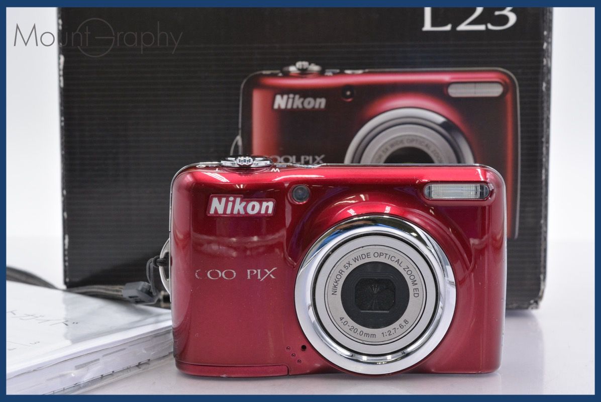 ☆極上美品☆ ニコン Nikon COOLPIX L23 5x 単三電池仕様 元箱