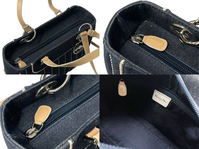 Christian Dior クリスチャンディオール ハンドバッグ MA-1011 デニム