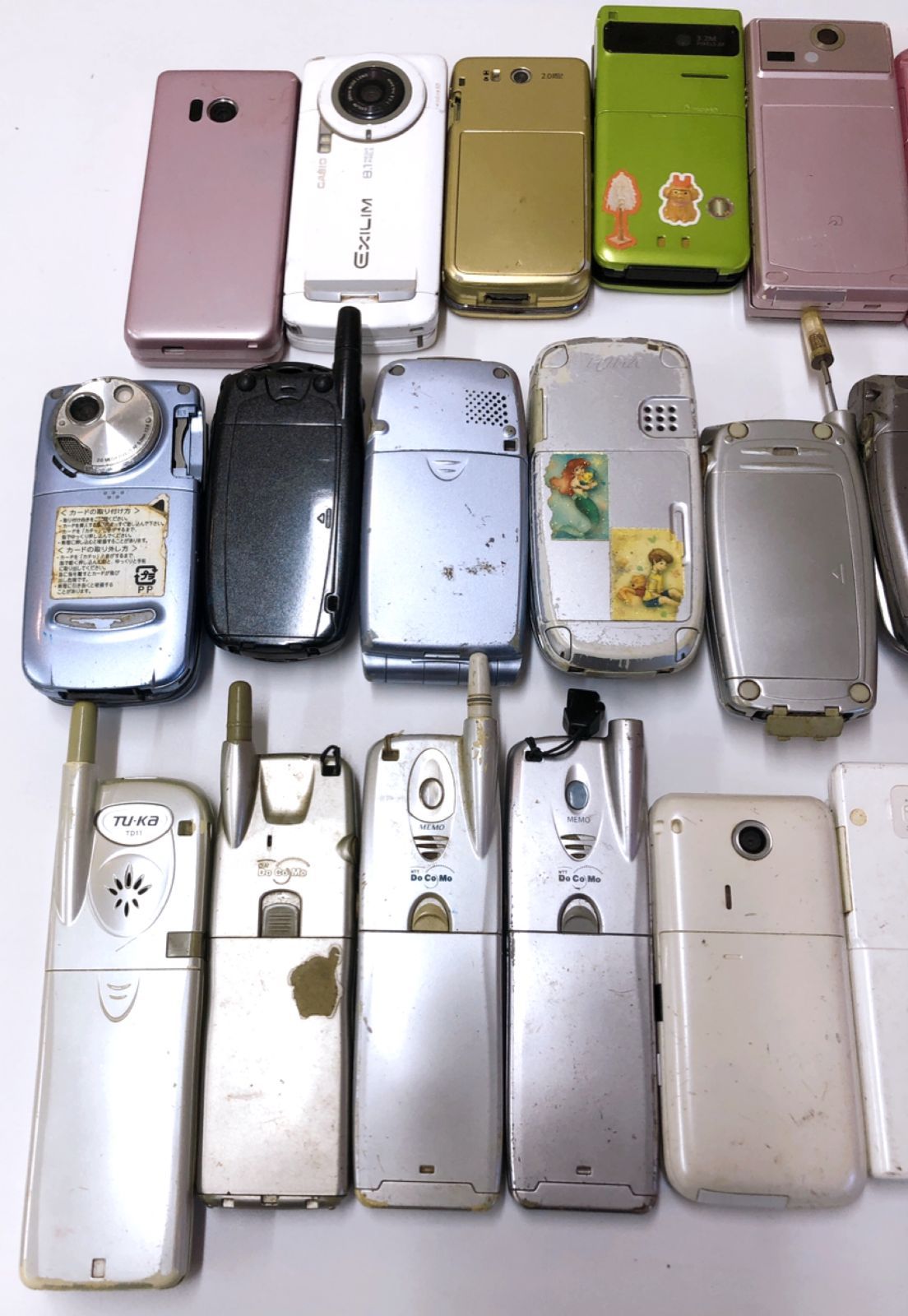 1407-1595】 携帯電話 大量おまとめ 41点 約3.5kg 未選別 ジャンク品