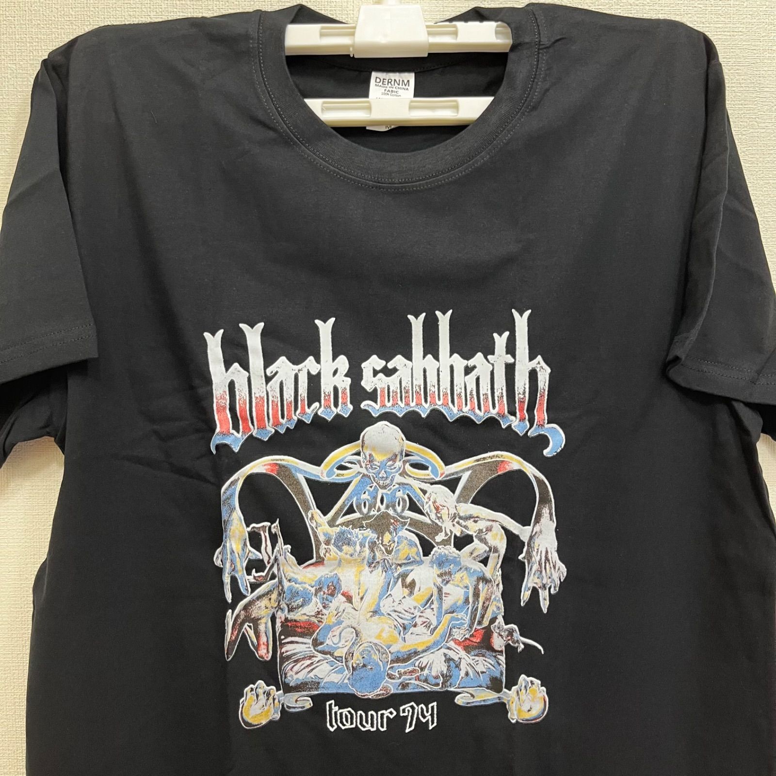新品】BLACK SABBATH ブラックサバス tour 74 ツアーTシャツ バンドT