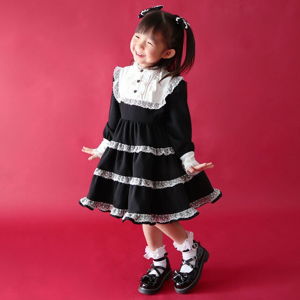 夢展望公式 [新品未使用] クラシカルロリータお嬢様ワンピ [ブラック