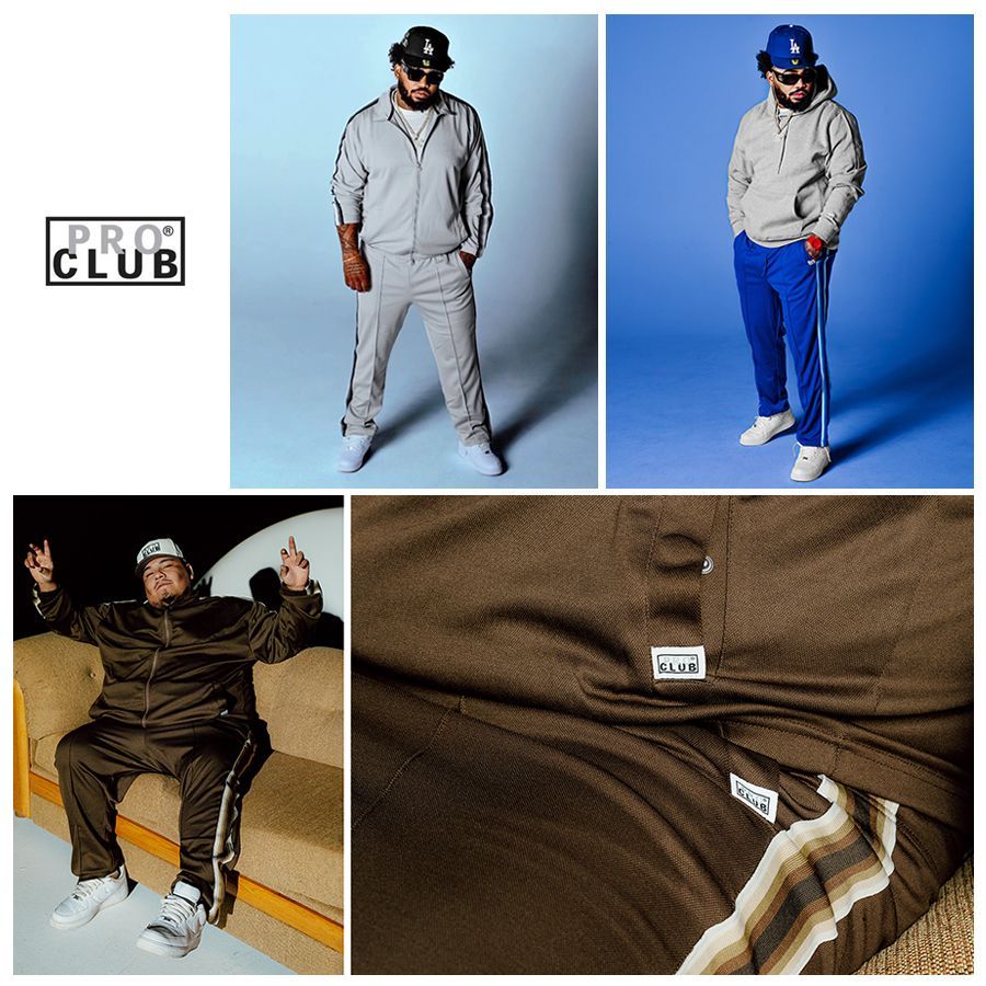 PRO CLUB SUNSET TRACK SET UP【ROYAL BLUE】 (M・L・XL・2XL)(プロ