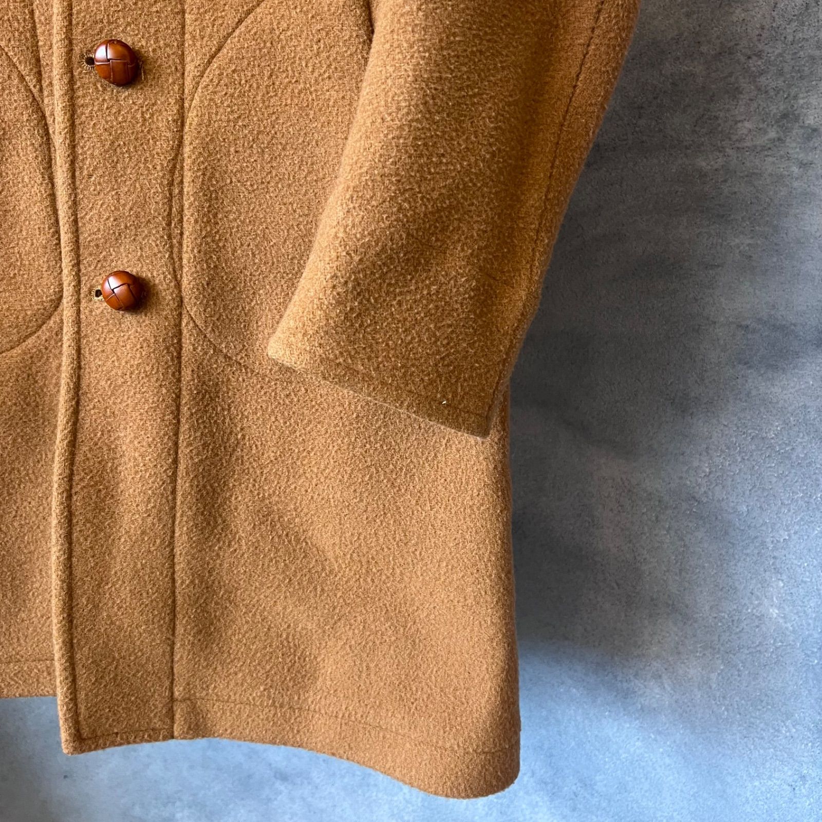 DANTON ウールモッサダッフルコート 36 キャメル ダントン - メルカリ