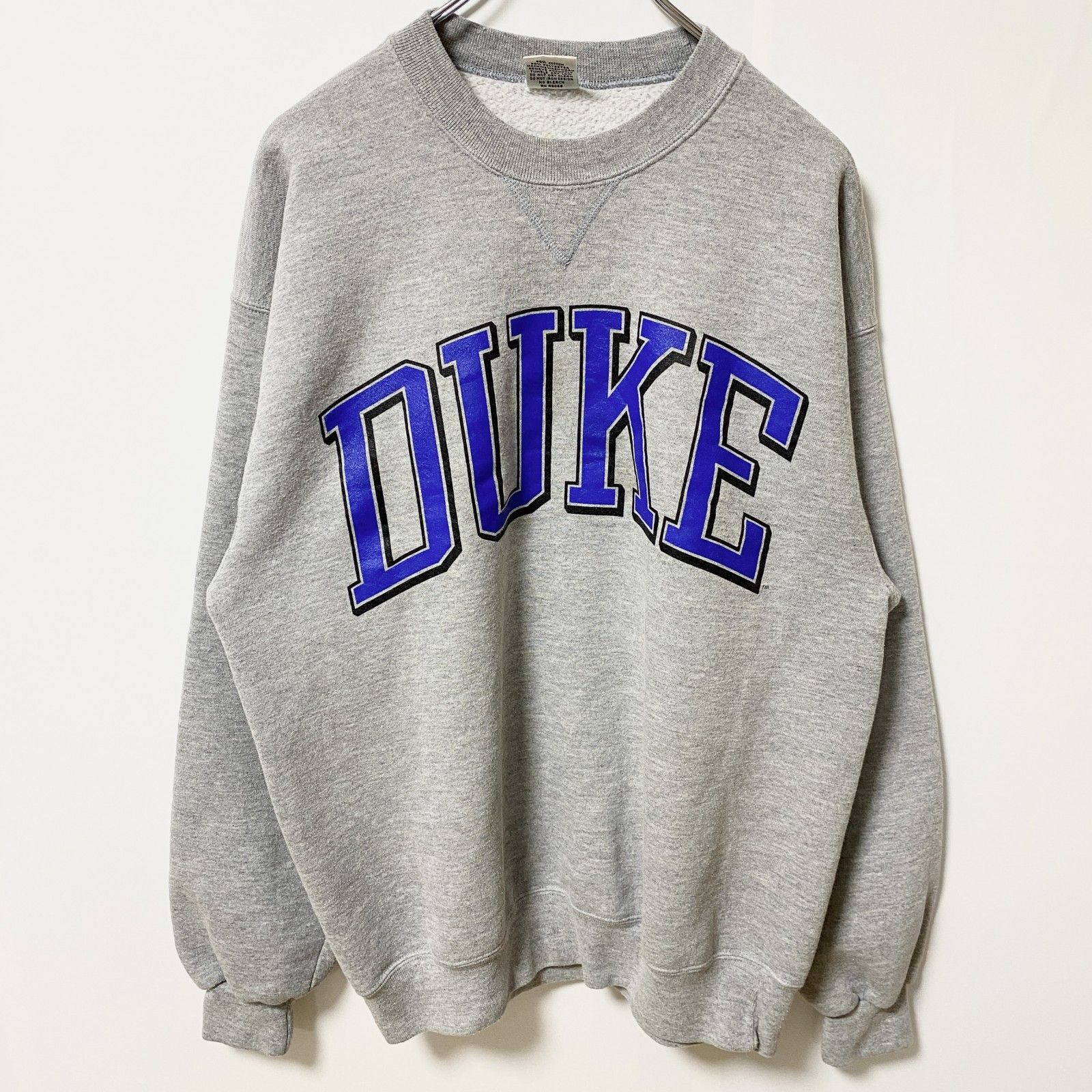 古着 used M.J.SOFFE DUKE 長袖カレッジプリントスウェット トレーナー