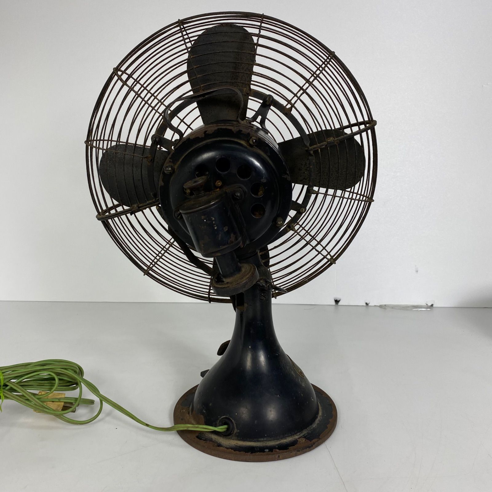 レトロ扇風機 日立 HITACHI製 鉄製 ビンテージファン 動作品