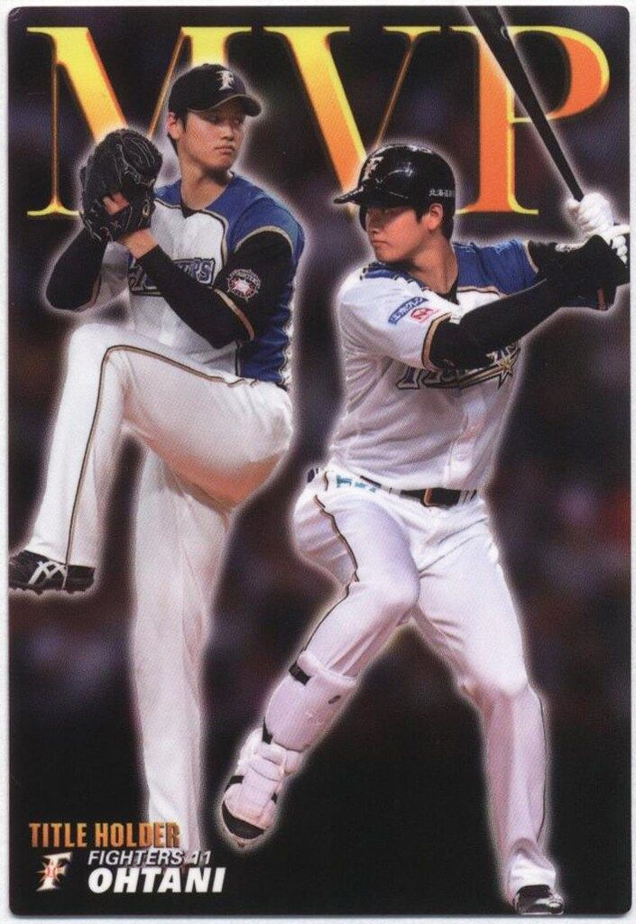 カルビー 2017年 第1弾 日本ハムファイターズ 大谷翔平 TITLE HOLDER T