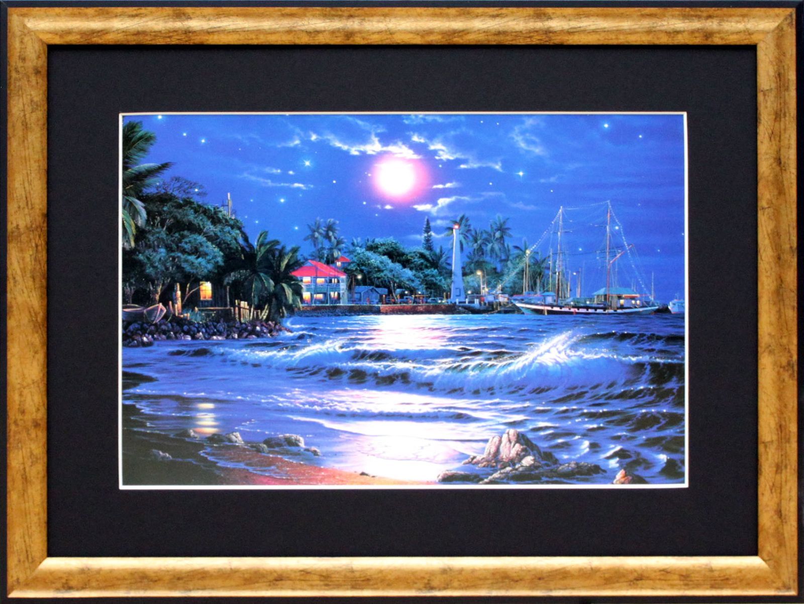 sunrise＊4号キャンバス 絵画 原画 風景画 海 空 朝日 沖縄 ハワイ