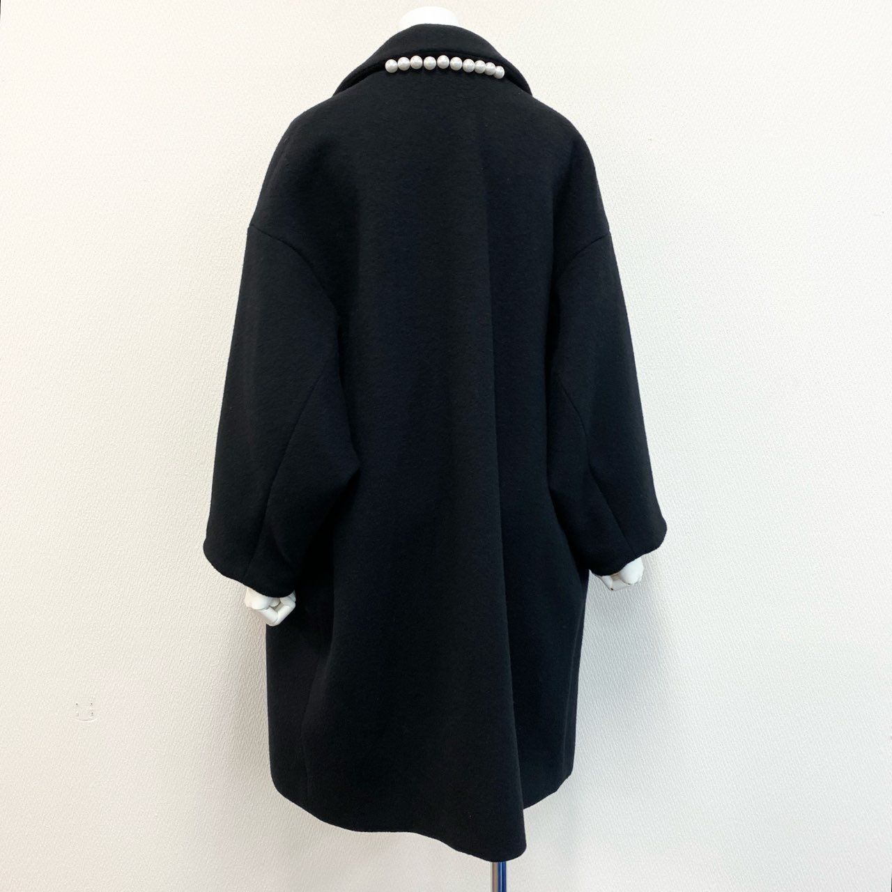 33k19 YOKO CHAN ヨーコチャン 日本製 バックパールコート チェスター