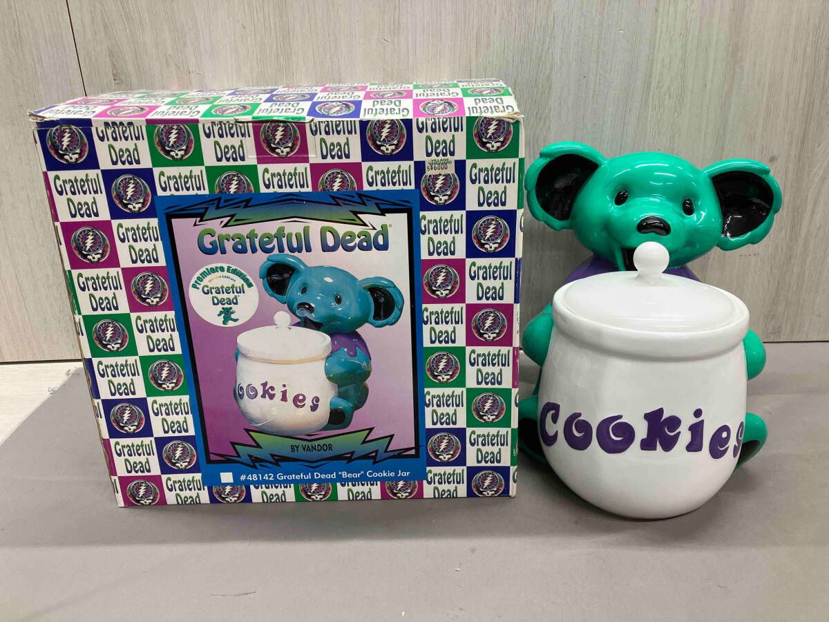 GRATEFULDEAD クッキージャー デッドベアーグリーン 陶器 - メルカリ