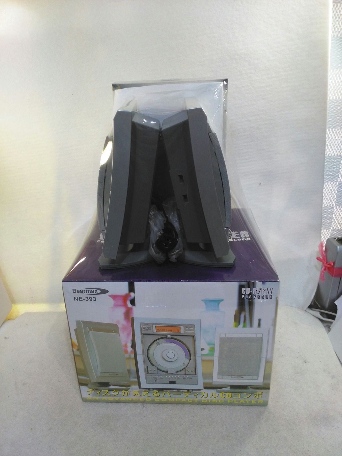 未使用品】クマザキエイム Bearmax ミニコンポシステム NE-393