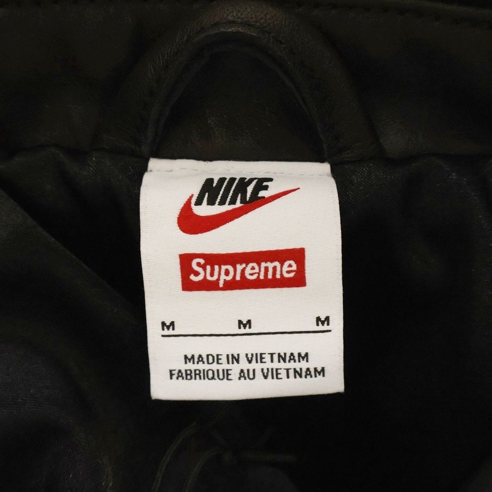 SUPREME (シュプリーム) 25SS ×NIKE LEATHER VARSITY JACKET ナイキ