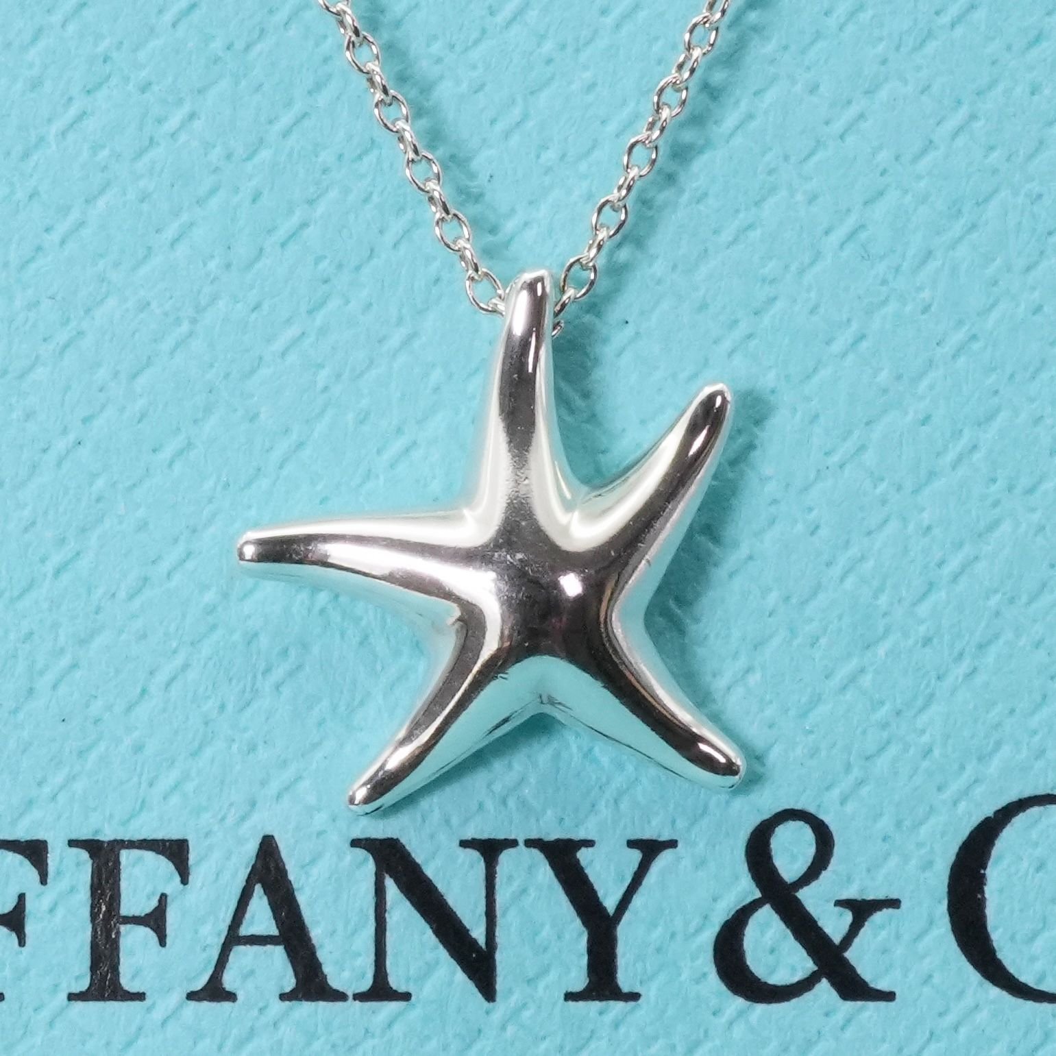 極美品 ティファニー スターフィッシュ シルバー ネックレス/24-5540S