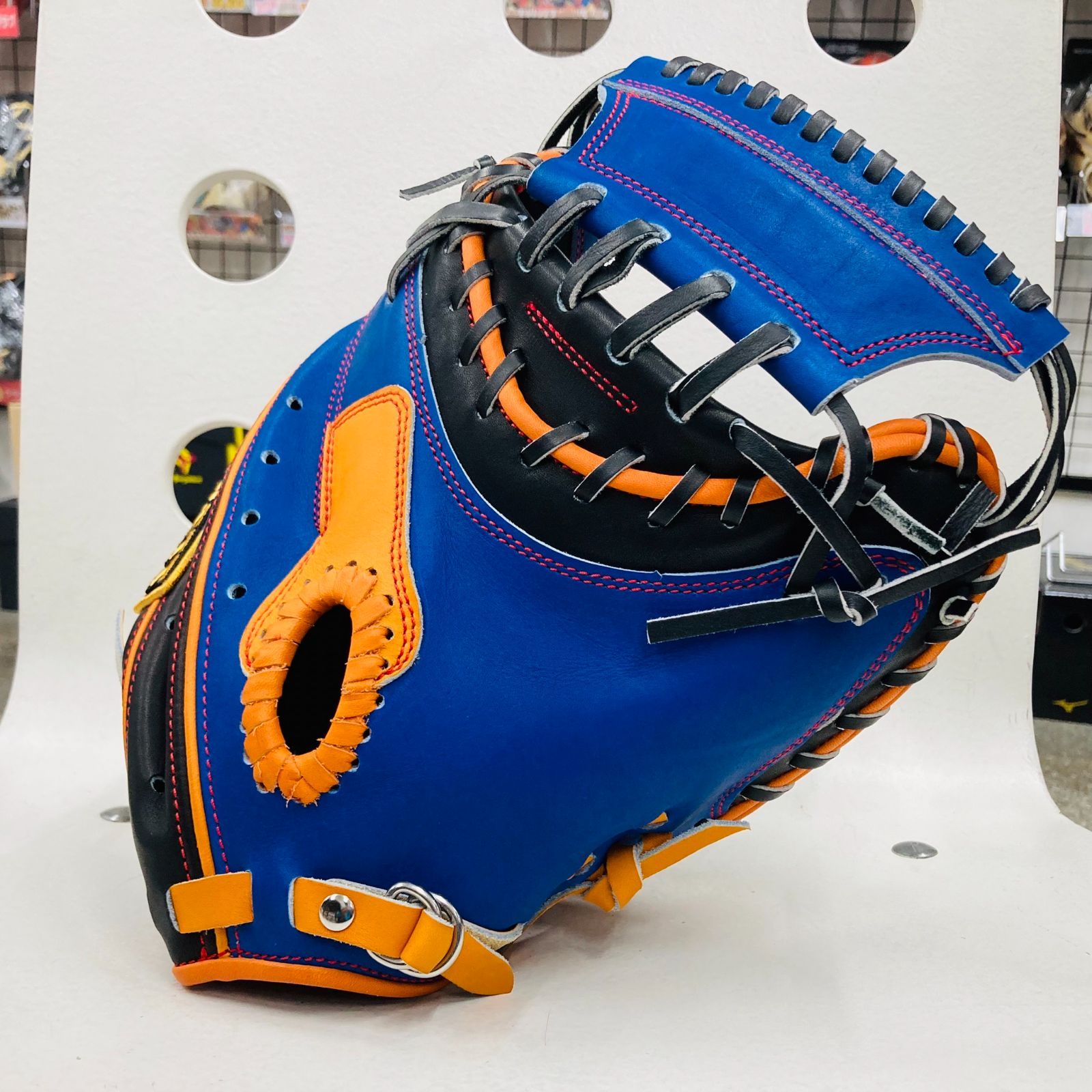 ゼット プロステイタス 軟式用 オリジナルオーダーミット 捕手用 162型