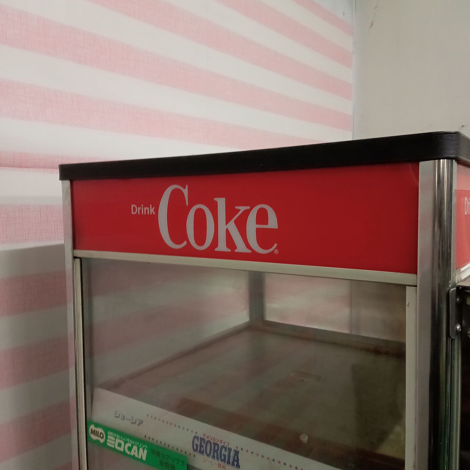 ◯ コカコーラ 冷蔵庫 温蔵庫 業務用 昭和 レトロショーケース - メルカリ
