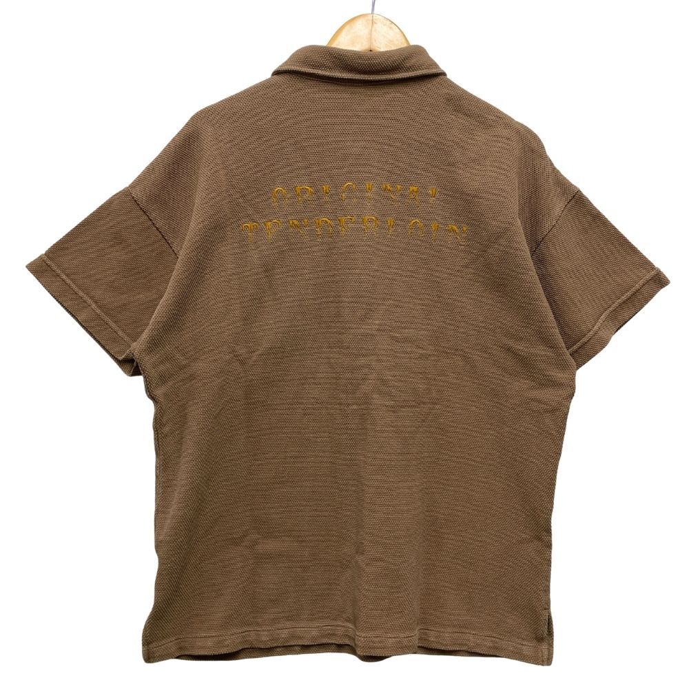 TENDERLOIN テンダーロイン MOSS STITCH POLO ス ステッチ バックロゴ