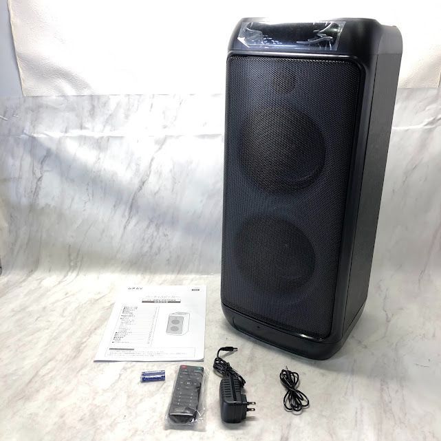 美品】GRAV パーテイ スピーカー GRV-PS70WA-BK ブラック AA0808