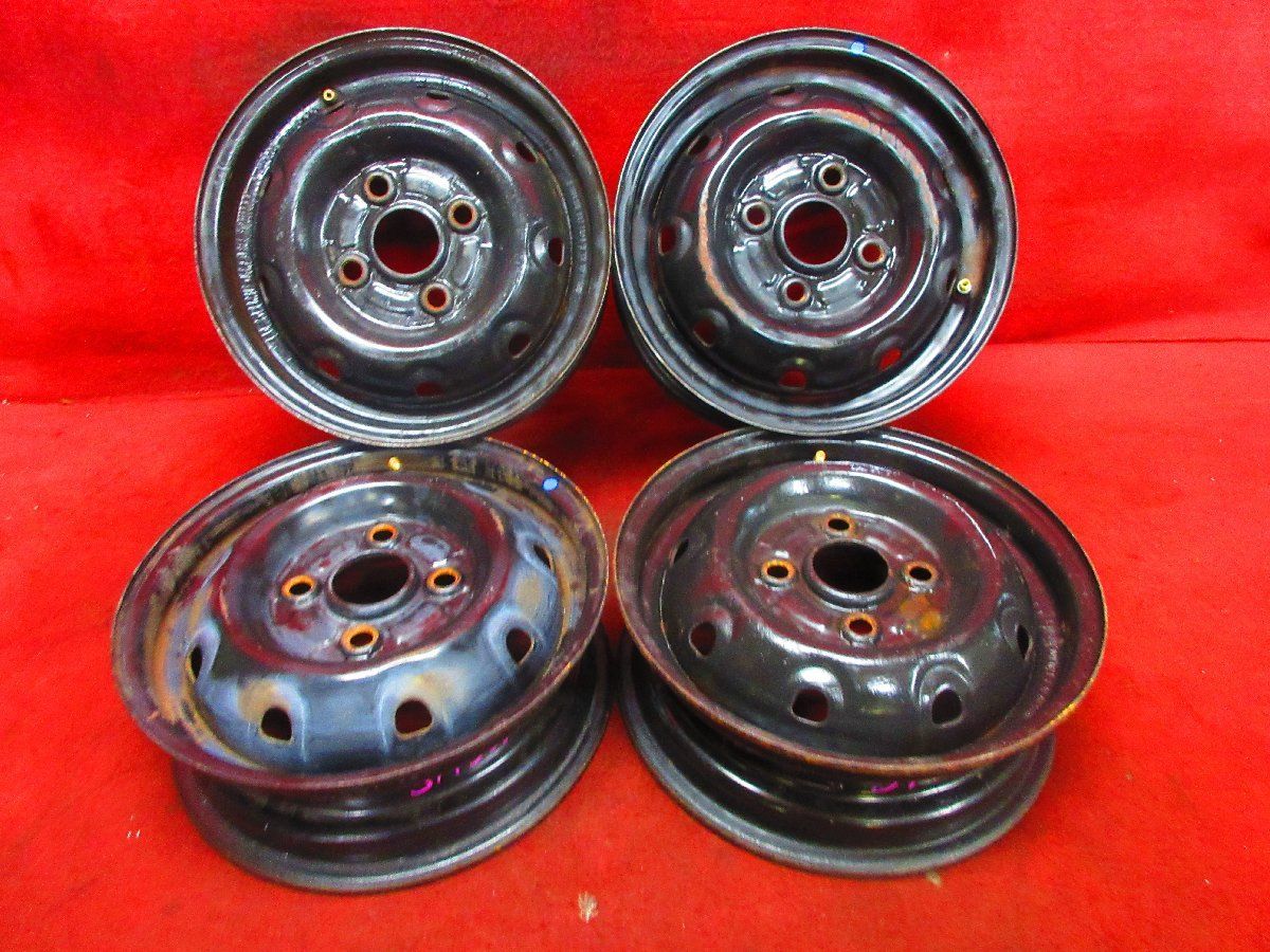 スチール ホイール 4本 スズキ エブリィ キャリィ 純正 12×4.00B 4穴