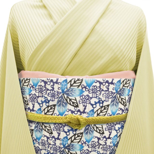 中古】 城間栄順 名古屋帯 九寸 リサイクル 沖縄県 琉球紅型 本場琉球