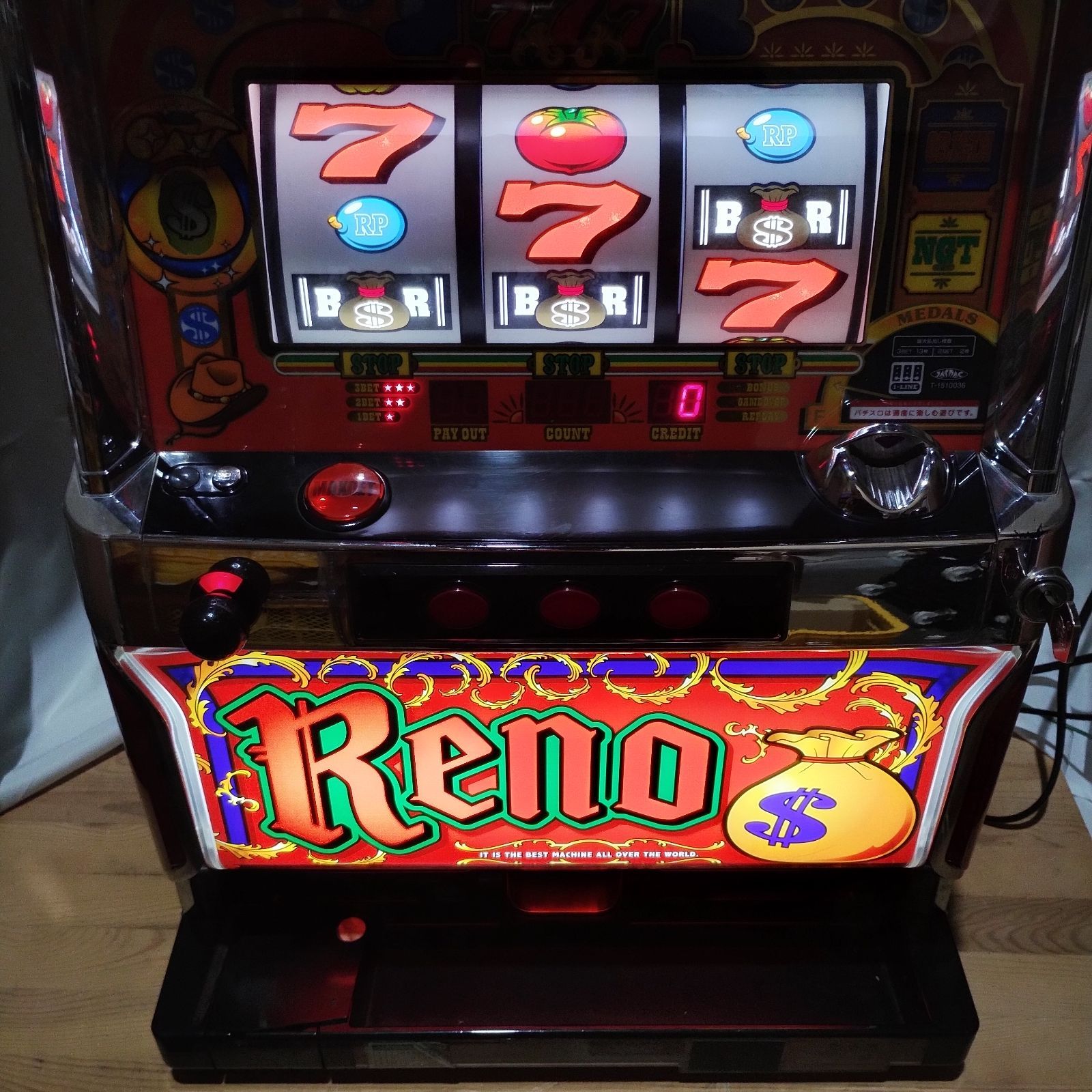美品・レア・不要機付き】スーパーリノ Reno リノ 5号機 ヤマサ 山佐