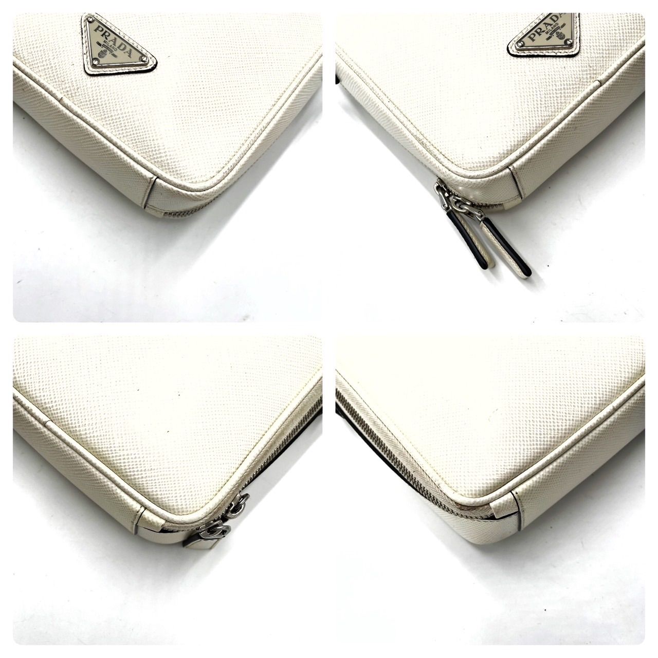 良品】 PRADA プラダ ショルダーバッグ トートバッグ 三角ロゴプレート