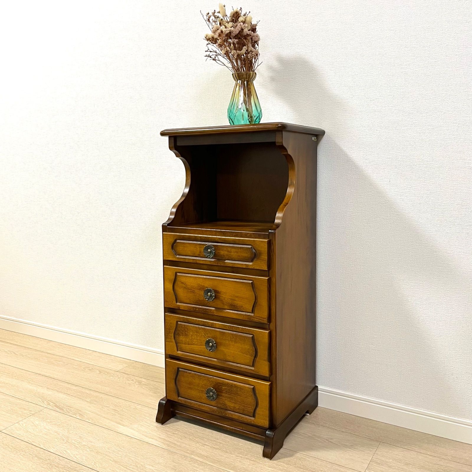 カリモク コロニアル テレフォンベンチ 電話台 花台 FAX台 ※i4-2