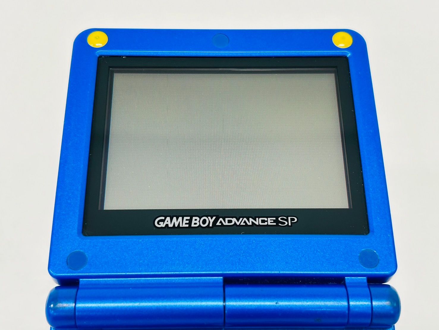 ゲームボーイアドバンスSP ロックマンブルー 限定品 本体 動作確認み